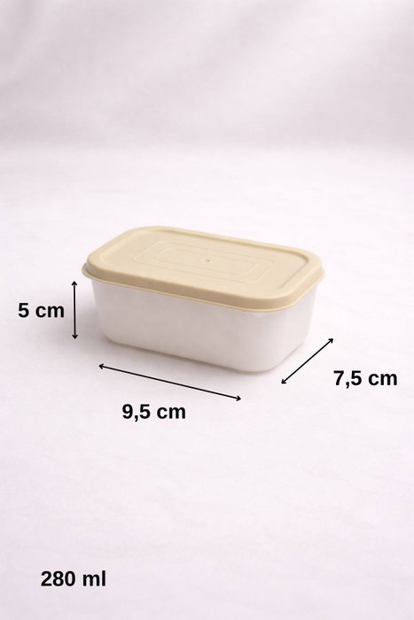 Hermia Juego de 7 Cajas de Almacenamiento BU0046 Color Crema